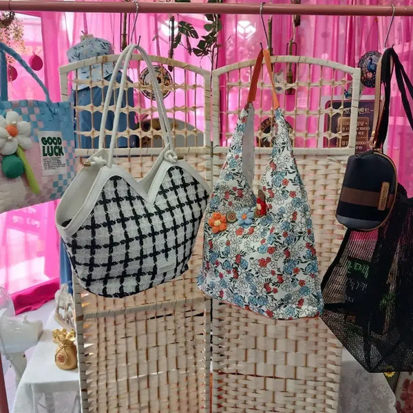 [BUNJANG] Women's Clutch Bag Set with Pouch / 가방4종+파우치1종   세트