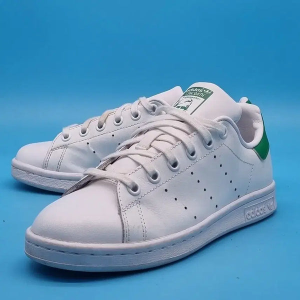 [BUNJANG] Adidas Stan Smith White/Green Sneakers (225) / b 아디다스 스탠스미스 흰초 스니커즈 225