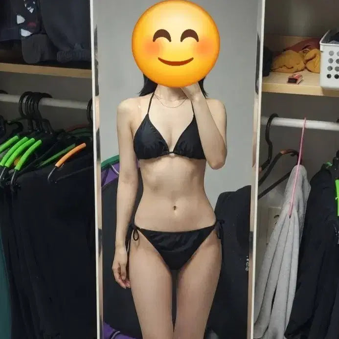 [BUNJANG] Simple Black Bikini / 블랙 비키니