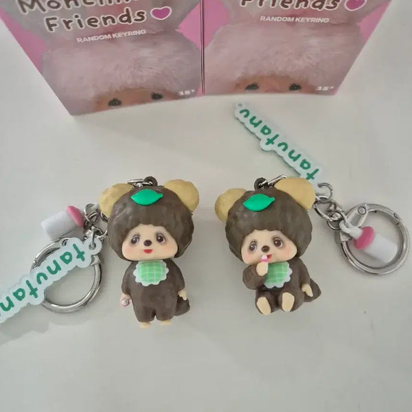 [BUNJANG] Monchhichi Tanu Tanu Keyring / gs25 몬치치 키링(타누타누)