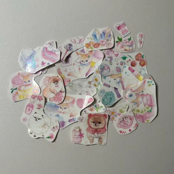 [BUNJANG] Die-Cut Sticker Set / 조각 스티커 세트