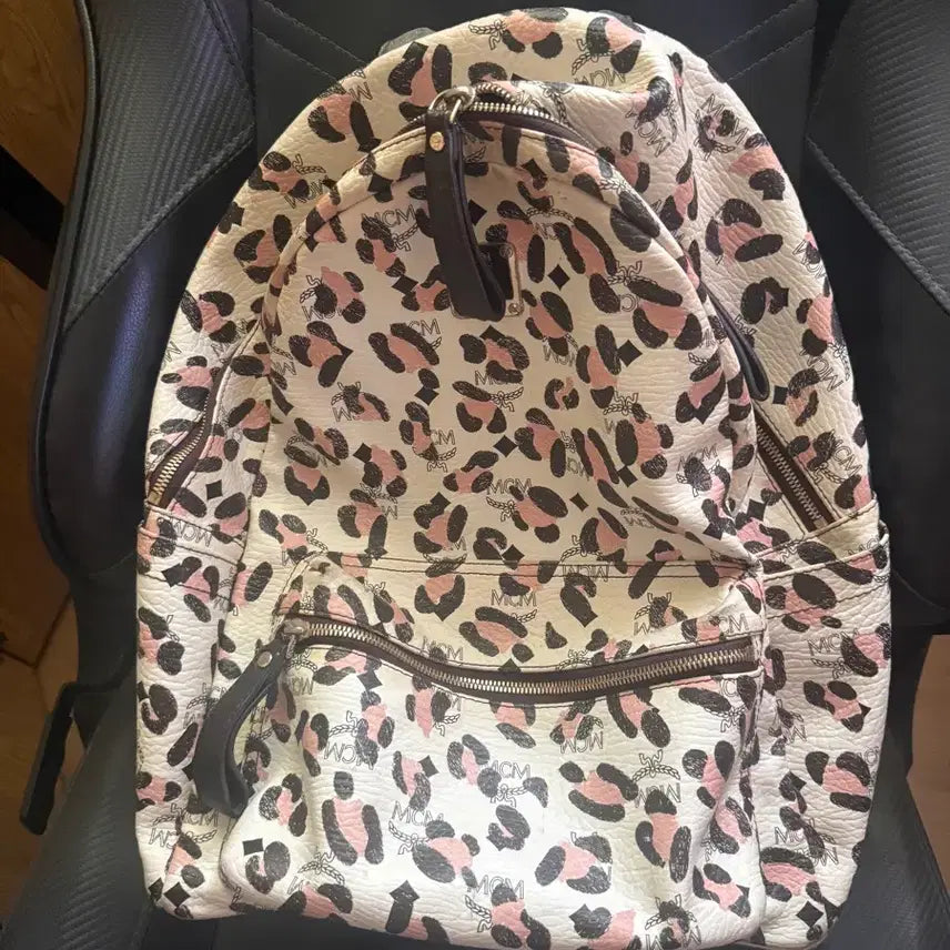[BUNJANG] MCM Leopard Backpack Bag / MCM 레오파드 백팩 가방
