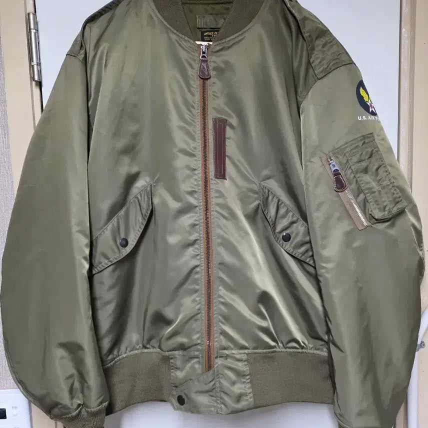 [BUNJANG] Bronson MA-1 Flight Jacket Olive Size 42 / 브론슨 항공점퍼 올리브 (사이즈 42)