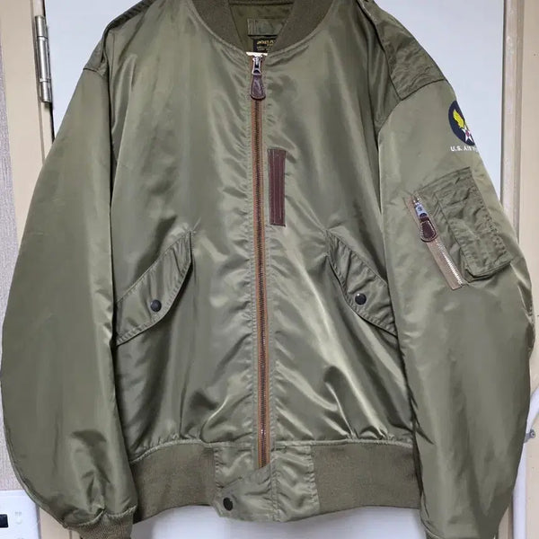 [BUNJANG] Bronson MA-1 Flight Jacket Olive Size 42 / 브론슨 항공점퍼 올리브 (사이즈 42)