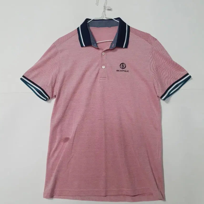 [BUNJANG] Beanpole Pink Short-Sleeve Polo Shirt / 빈폴 핑크 반팔 카라티셔츠 0466