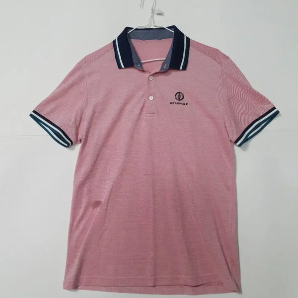 [BUNJANG] Beanpole Pink Short-Sleeve Polo Shirt / 빈폴 핑크 반팔 카라티셔츠 0466