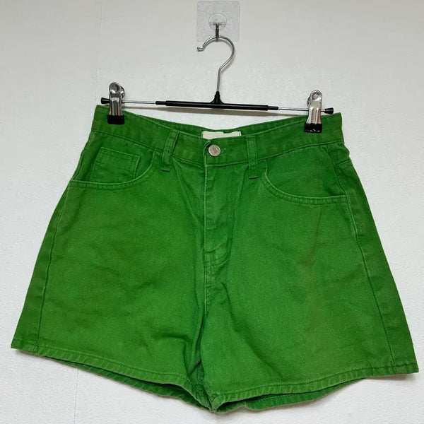 [BUNJANG] Maybe Baby Green Shorts / 메이비 베이비 그린 쇼츠 반바지 M