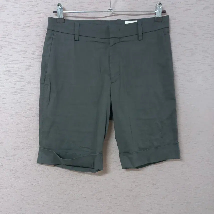 [BUNJANG] Club Monaco Dark Grey Mohair Blend Shorts / B7-21/클럽모나코 다크그레이 마혼방 반바지