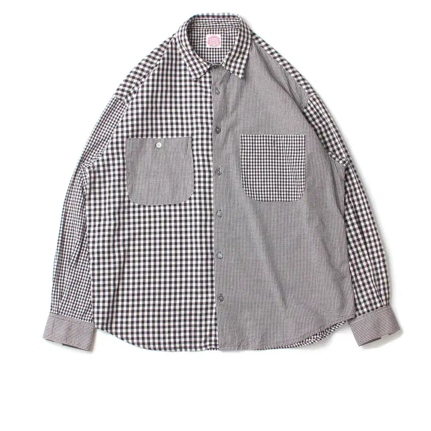 [BUNJANG] FUNSET OF ART Gingham Shirt / FUNSET OF ART Gingham S/h