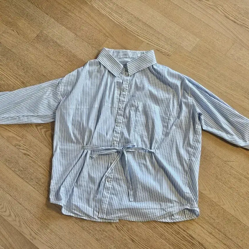 [BUNJANG] G-Cut Blue Stripe Shirt / [급처]지컷 gcut 스트라이프 셔츠 블루
