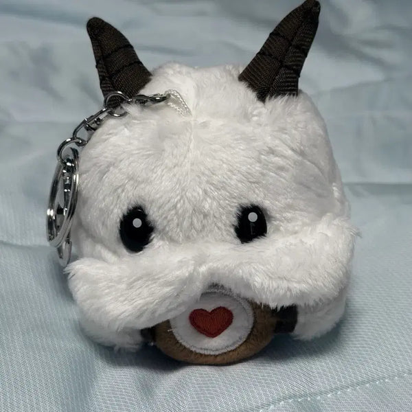 [BUNJANG] The Venti League of Legends Poro Plush Keychain / 리그오브레전드 포로 인형 키링