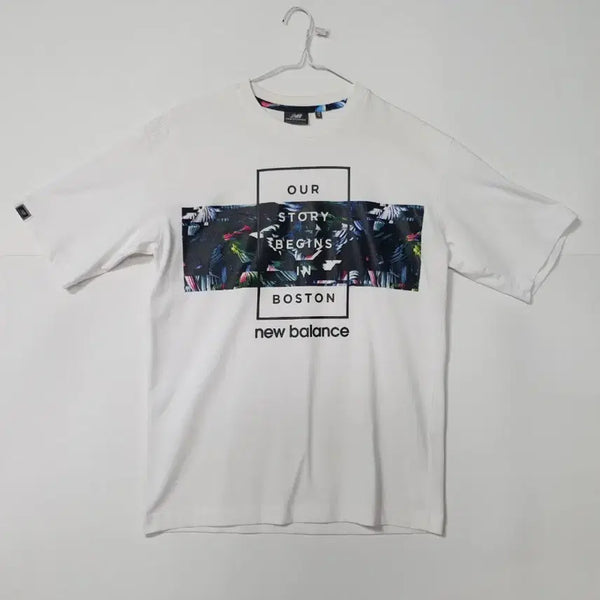 [BUNJANG] New Balance Short Sleeve T-Shirt White / 뉴발란스 반팔티 화이트 0468