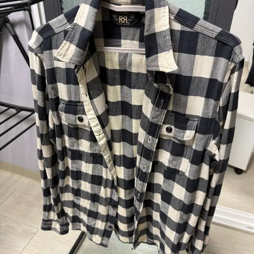 [BUNJANG] RRL Buffalo Check Twill Work Shirt / RRL 버팔로 체크 트윌 워크 셔츠