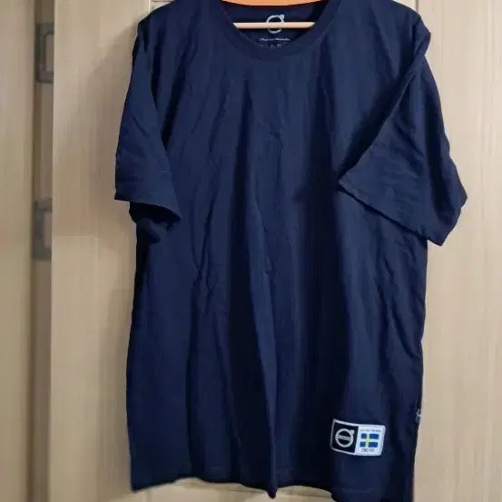 [BUNJANG] Volvo Short Sleeve T-Shirt Navy / 볼보 반팔 티셔츠 네이비