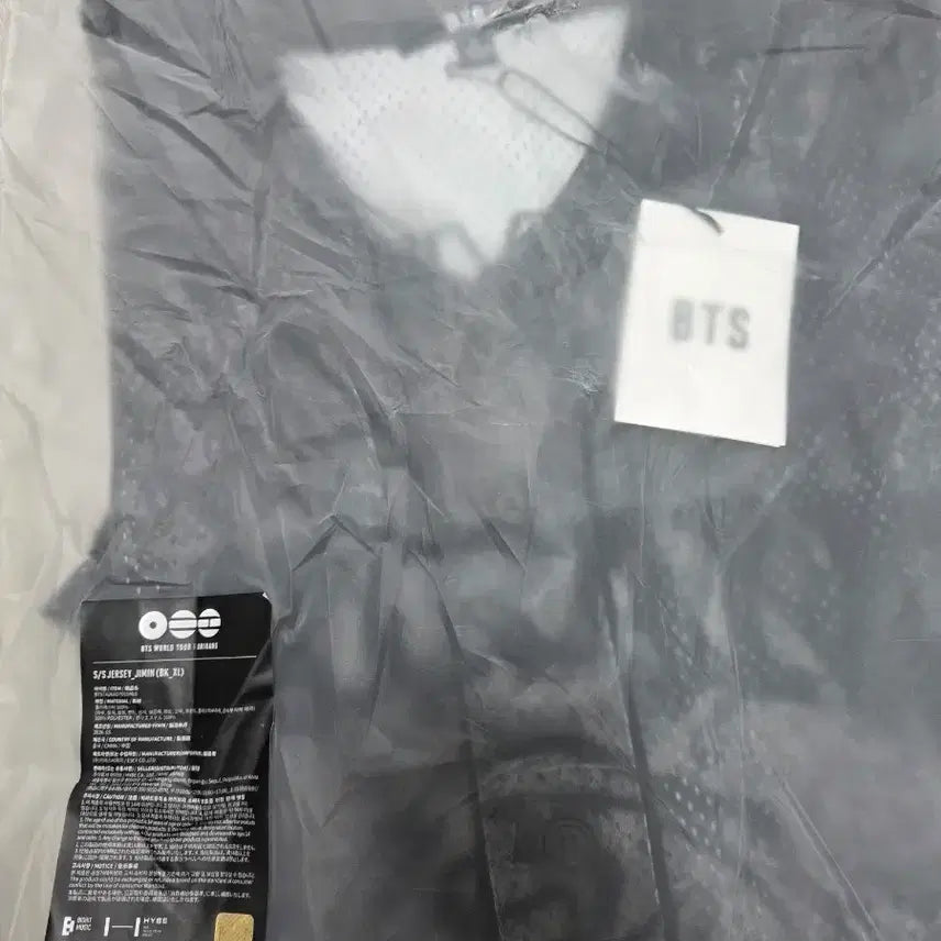 [BUNJANG] BTS World Tour 'Arirang' Jimin S/S Jersey (Black, XL) / BTS WORLD TOUR - S/S JERSEY (JIMIN_BK_XL)(M)
