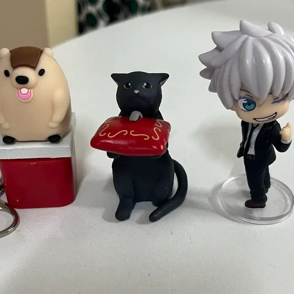 [BUNJANG] Satoru Gojo Mini Figure & Animal Figurines Bundle Set / 고죠 사토루 미니 피규어 외 팝니다