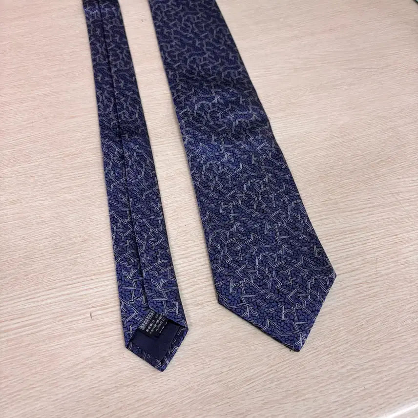[BUNJANG] Lanvin Silk Necktie / 랑방 LANVIN 프랑스 정품 실크 넥타이 명품 패턴