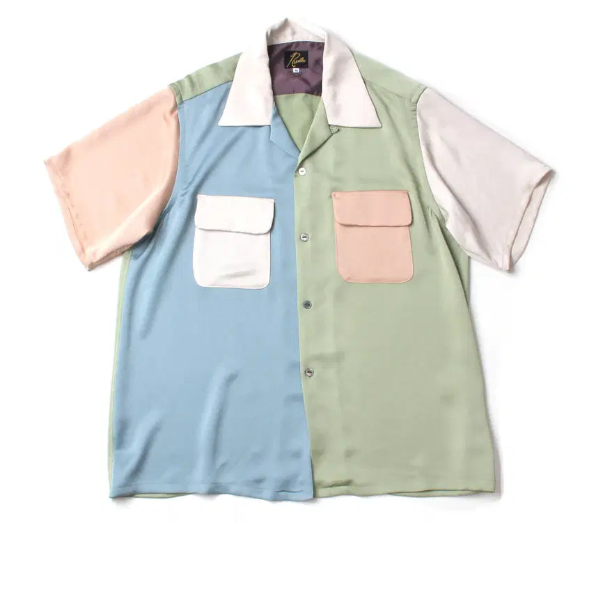 [BUNJANG] Needles S/S Classic Shirt Poly Sateen Multi Colour / NEEDLES S/S Classic Shirt - Poly Sateen / Multi Colour
