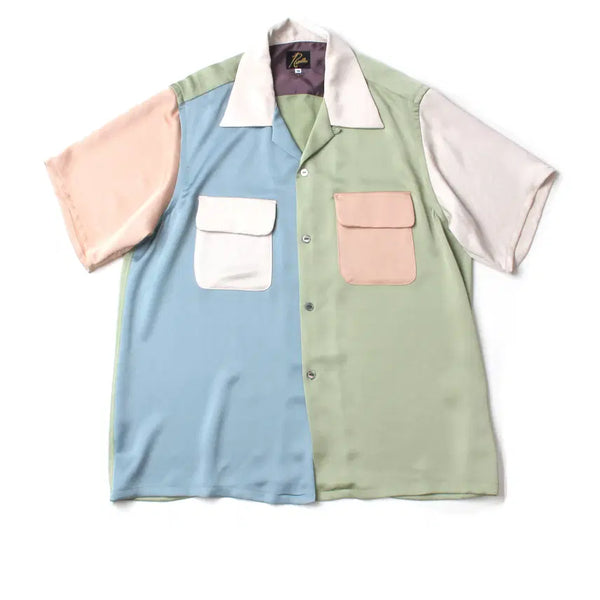 [BUNJANG] Needles S/S Classic Shirt Poly Sateen Multi Colour / NEEDLES S/S Classic Shirt - Poly Sateen / Multi Colour