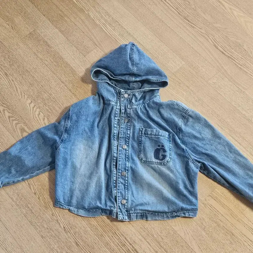 [BUNJANG] G-Cut Hooded Denim Jacket / 지컷 gcut 후드 청자켓