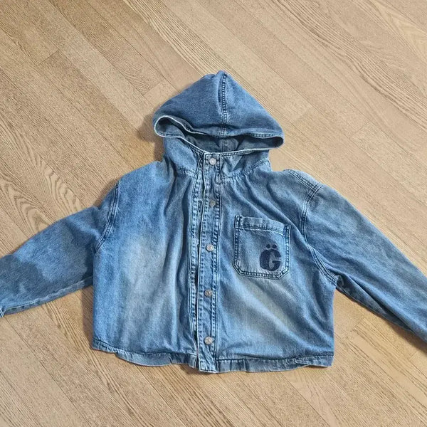 [BUNJANG] G-Cut Hooded Denim Jacket / 지컷 gcut 후드 청자켓
