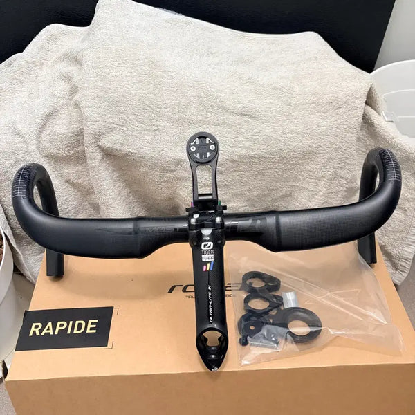 [BUNJANG] Most Jaguar XFC Di2 Aero 1K Carbon Handlebar & Tiger Ultra Aero 1K Carbon Stem / 모스트 카본 핸들바, 스템 팝니다