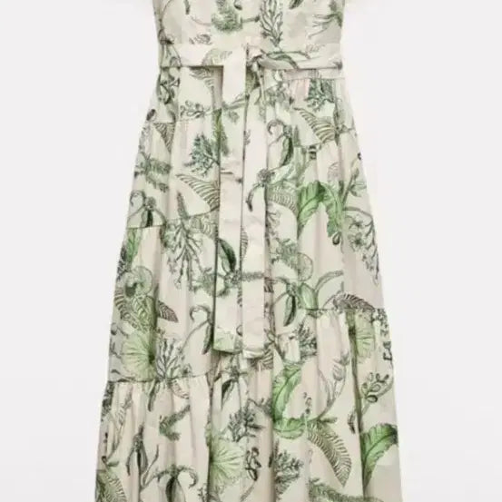 [BUNJANG] Zara Floral Pattern Long Dress L / 플로럴 패턴 셔츠 원피스 자라L무료배송