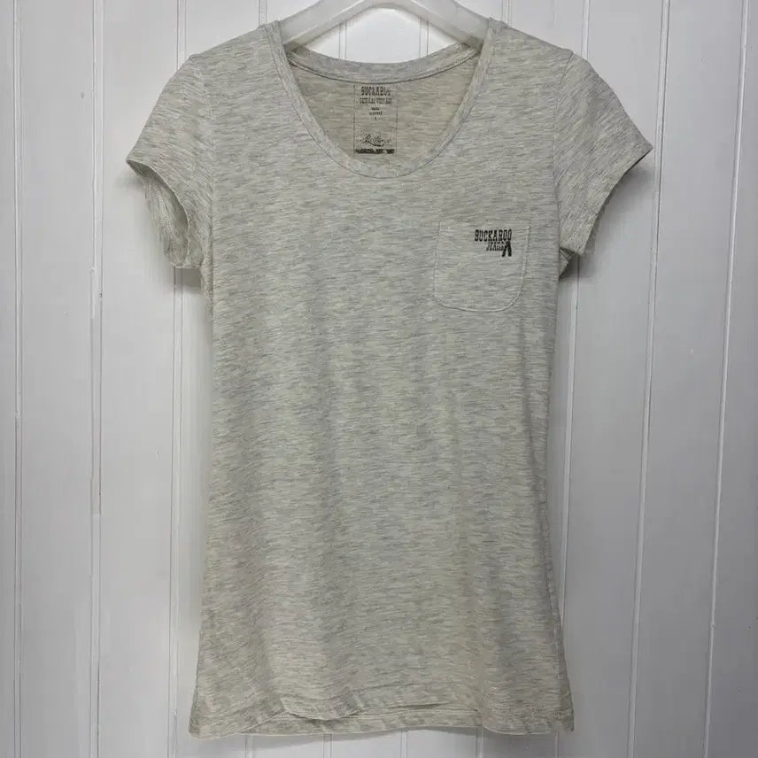 [BUNJANG] Buckaroo Women's Basic Short Sleeve T-Shirt - Size 55 / 버커루 기본 반팔 여성55 ㅡ0721