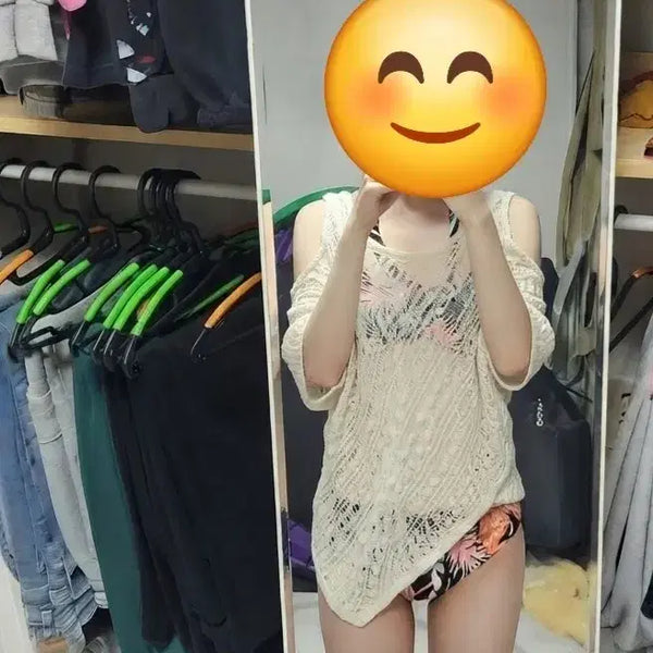 [BUNJANG] Knit Cover-up / 비치웨어 니트 커버업