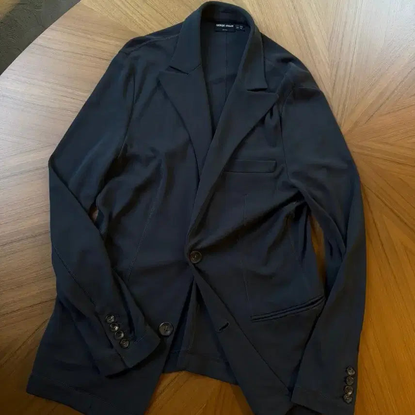 [BUNJANG] Giorgio Armani Men's Blazer Khaki/Grey Size 105 / 조르지오 아르마니 저지 블레이저 남성105