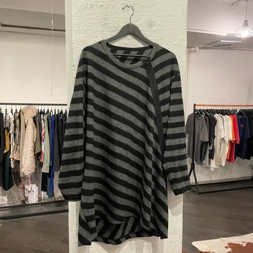 [BUNJANG] Yohji Yamamoto Zipper Detail Long Sleeve / 요지야마모토 지퍼 디테일 롱슬리브