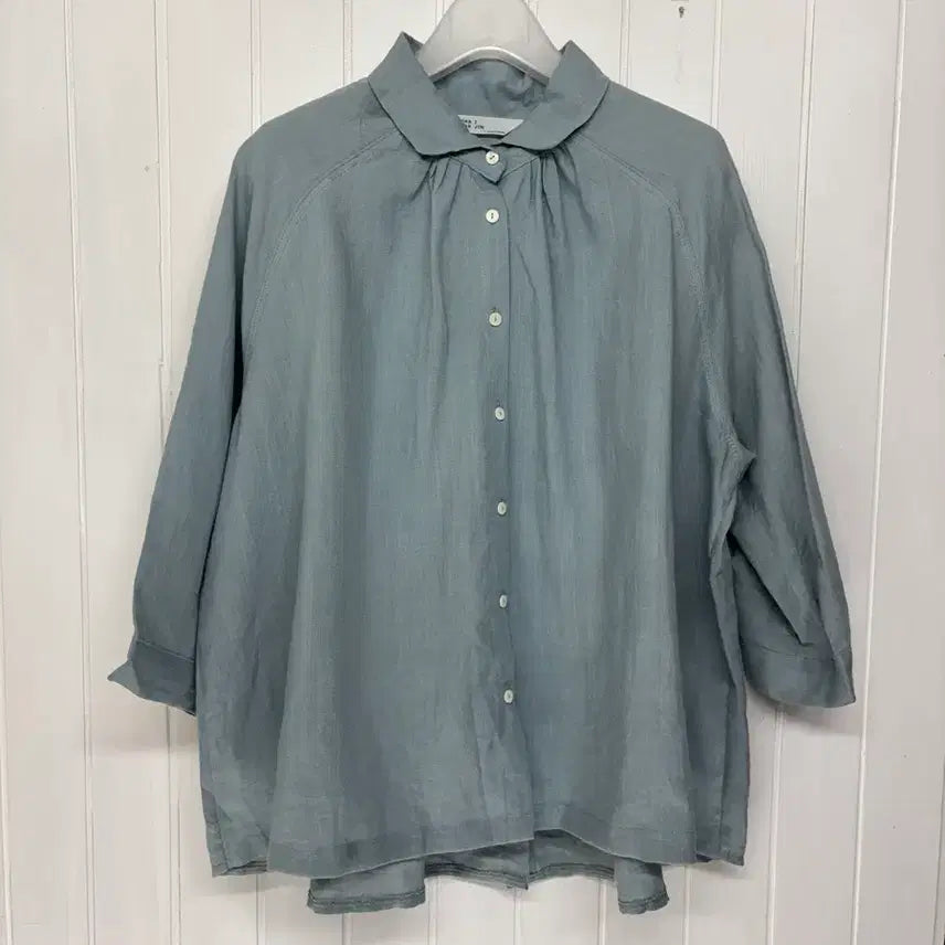 [BUNJANG] Pink Eye Jin Summer Blouse Shirt / 핑크아이진 여름 블라우스 셔츠 여성55-66 ㅡ0721