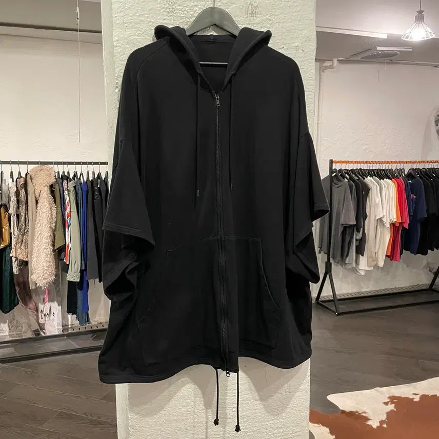 [BUNJANG] Yohji Yamamoto Oversized Hoodie Zip-Up / 요지야마모토 오버사이즈 후드집업