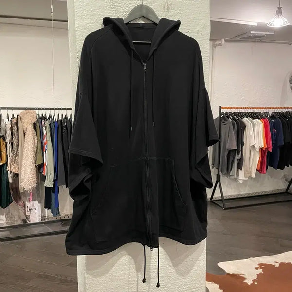 [BUNJANG] Yohji Yamamoto Oversized Hoodie Zip-Up / 요지야마모토 오버사이즈 후드집업