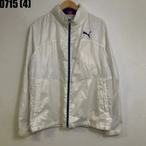[BUNJANG] Puma White Windbreaker Jacket 0715 / 푸마 바람막이 흰색 0715