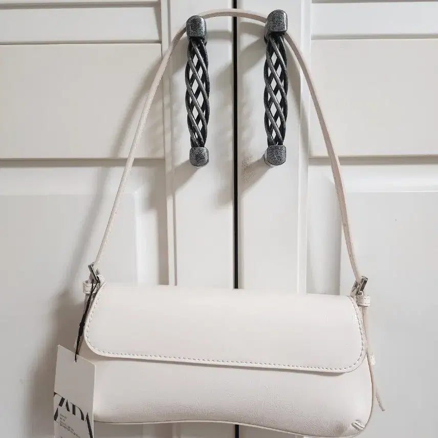 [BUNJANG] Zara Flap Bag Ivory / 자라 플랩백 아이보리