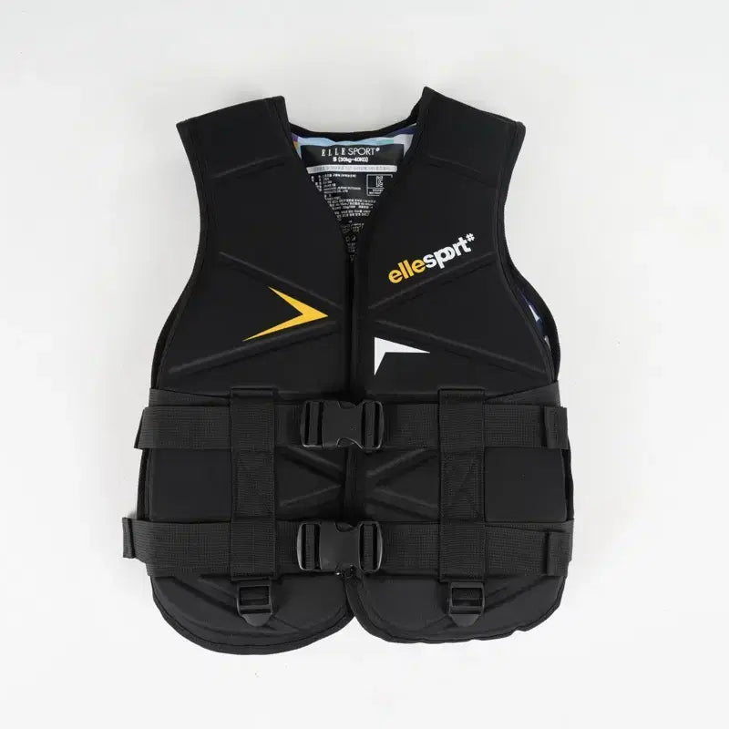 [BUNJANG] Elle Sports Children's Life Vest S (30-40kg) Black / 엘르 구명조끼 S (30-40kg) 어린이용 부력조끼 블랙