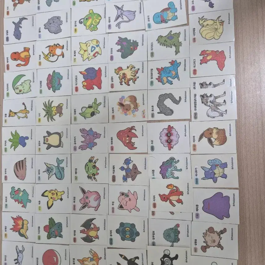 [BUNJANG] Pokemon Sticker Tteobuseal / 포켓몬 스티커 띠부씰 판매합니다