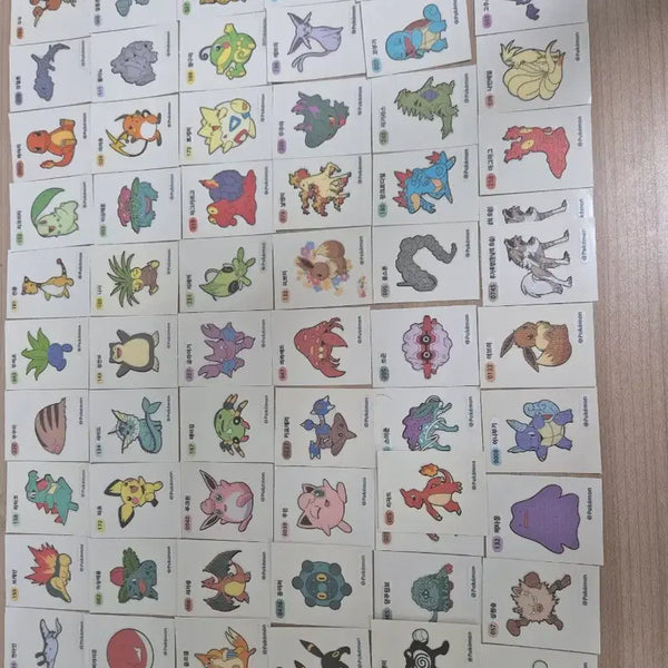 [BUNJANG] Pokemon Sticker Tteobuseal / 포켓몬 스티커 띠부씰 판매합니다