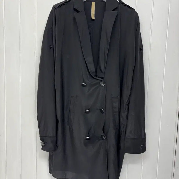 [BUNJANG] INDEX Summer Black Jacket Women's Size F / 엔덱스 블랙 여름 자켓 여성F ㅡ0721