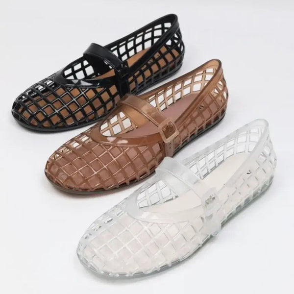 [BUNJANG] Mary Jane Jelly Strap Sandals / 투명 젤리 슈즈 메리제인 스트랩 샌들