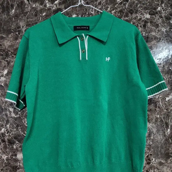 [BUNJANG] Heel Creek Golf Women's Knit Top Green/White Size 100 / 힐크릭 골프 여자 니트 100 25년