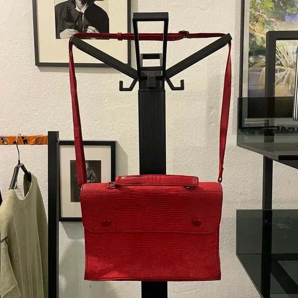 [BUNJANG] Christian Four Leather Shoulder Bag / 크리스찬 포 레더 숄더백