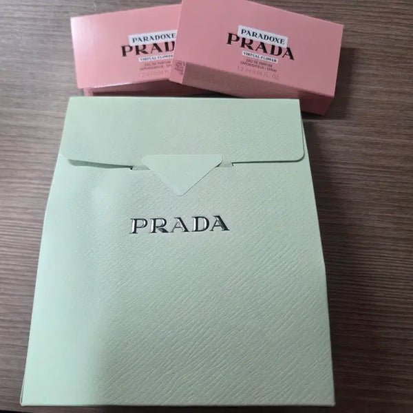 [BUNJANG] Prada Balm (Guava) + Paradox Eau de Parfum Sample Set / [새상품]프라다 립밤 U013 구아바 + 패러독스 오드퍼퓸 1.2ml*2