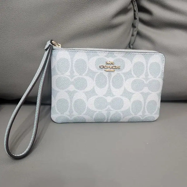 [BUNJANG] Coach Mini Leather Clutch Card Wallet / 코치 미니 클러치 가죽 카드지갑