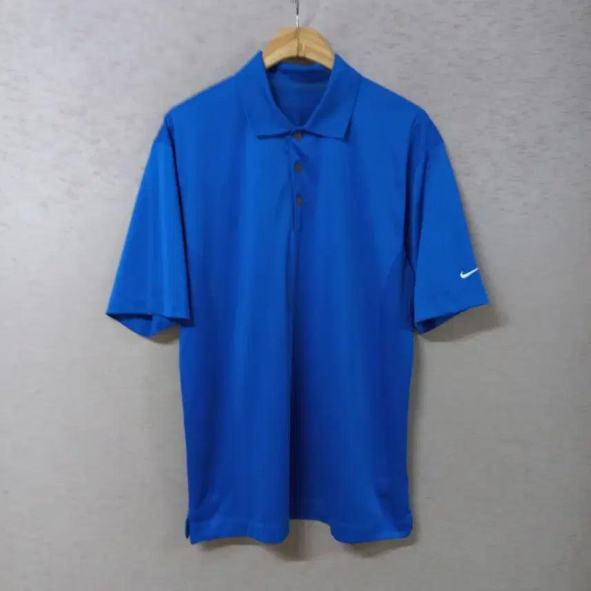 [BUNJANG] Nike Blue Half-Sleeve Polo T-Shirt Men's / B7-21/나이키 블루 반팔 카라티 남성