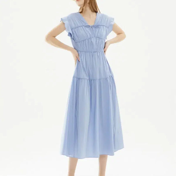 [BUNJANG] CC Collect 2022 Blue Long Dress Size 55 / 씨씨콜렉트 원피스 22년도