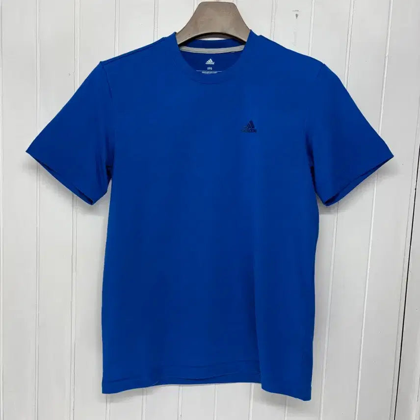 [BUNJANG] Adidas Men's Blue Short Sleeve Slim Fit T-Shirt Size 95 / 아디다스 블루 반팔 남성 슬림95 ㅡ0721