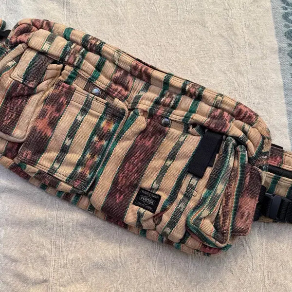 [BUNJANG] Junya Watanabe MAN x Porter Navajo Pattern Crossbody Bag SS05 / 준야 와타나베 맨 x 포터 크로스보디백 05ss 나바호족 패턴 Junya x Watanabe Porter