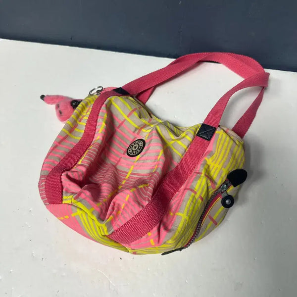 [BUNJANG] Kipling Stripe Tote Bag / 키플링 스트라이프 토트백 가방